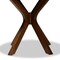 Baxton Studio Kenji Walnut Brown Finished 35-Inch-Wide Round Wood Dining Table 168-10891 - alternate 6